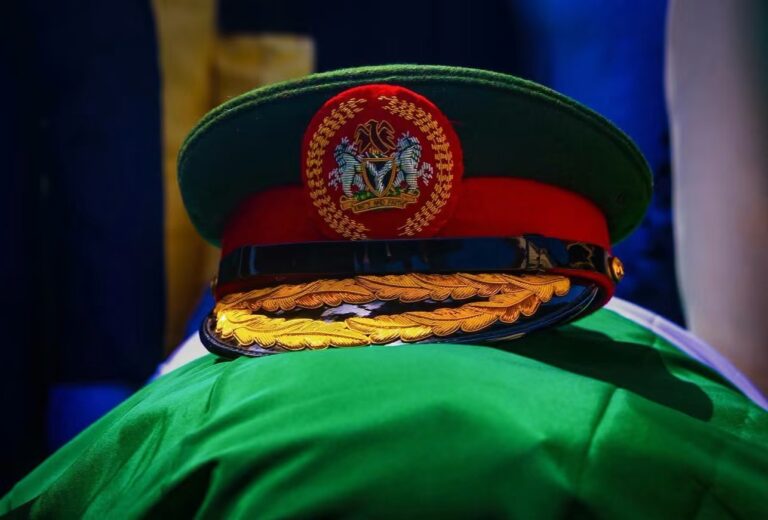 President Muhamnadu Buhari military cap