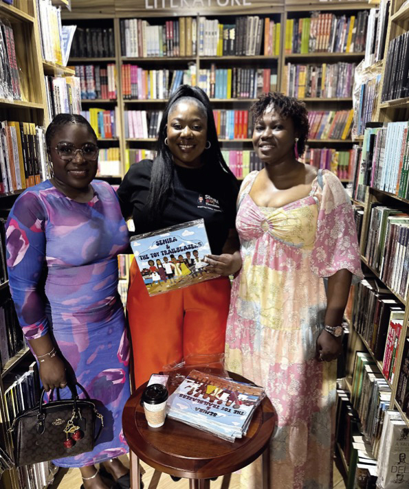 L-R- Ms. Pamela Peter, Ms. Adenike Onasoga and Ms. Omotola Olaniyan Smith during the event