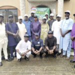 Members of transport associations during a courtesy visit to National Coordinator of Transporters for Tinubu:Shettima 2027, Segun Obayendo, in Lagos