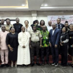Okechukwu Nwanguma, Joy Ezeilo, Monsignor Obiora Ike and other participants at the event