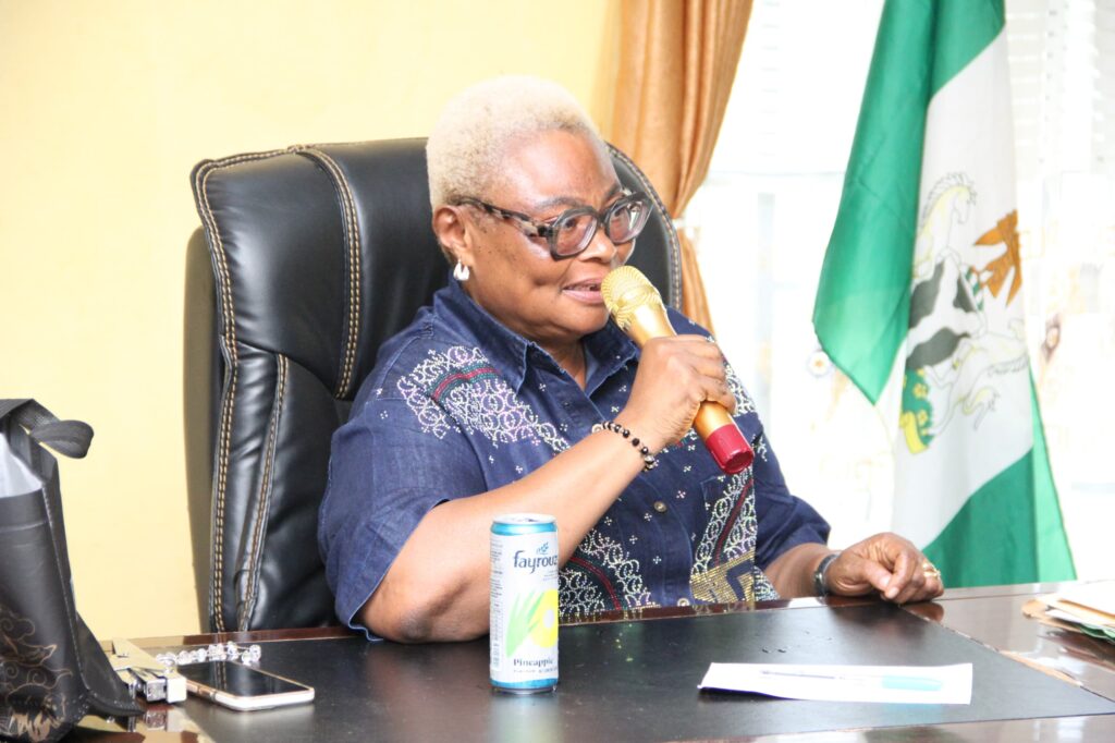 Prof Ikwuegbu addressing the press
