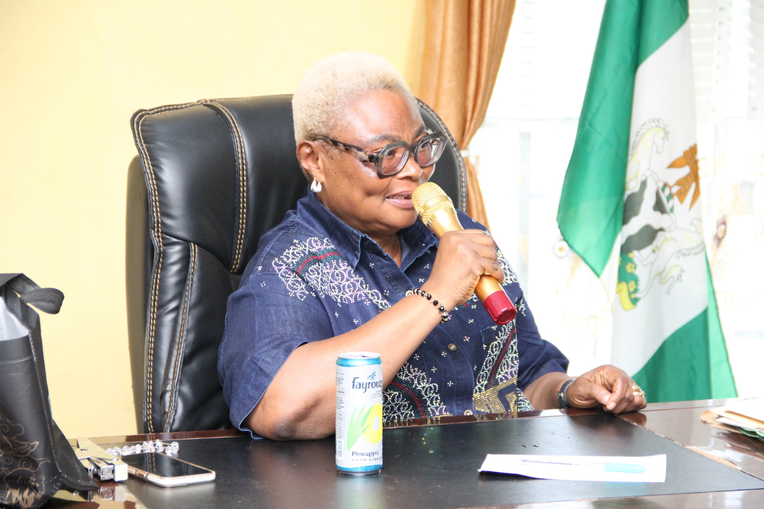 Prof Ikwuegbu addressing the press