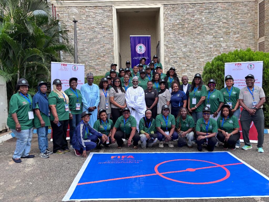 Sanusi-with-resource-persons-and-participants-at-the-opening-ceremony-of-the-FIFA-capacity-building-workshop-in-Abuja-on-Friday