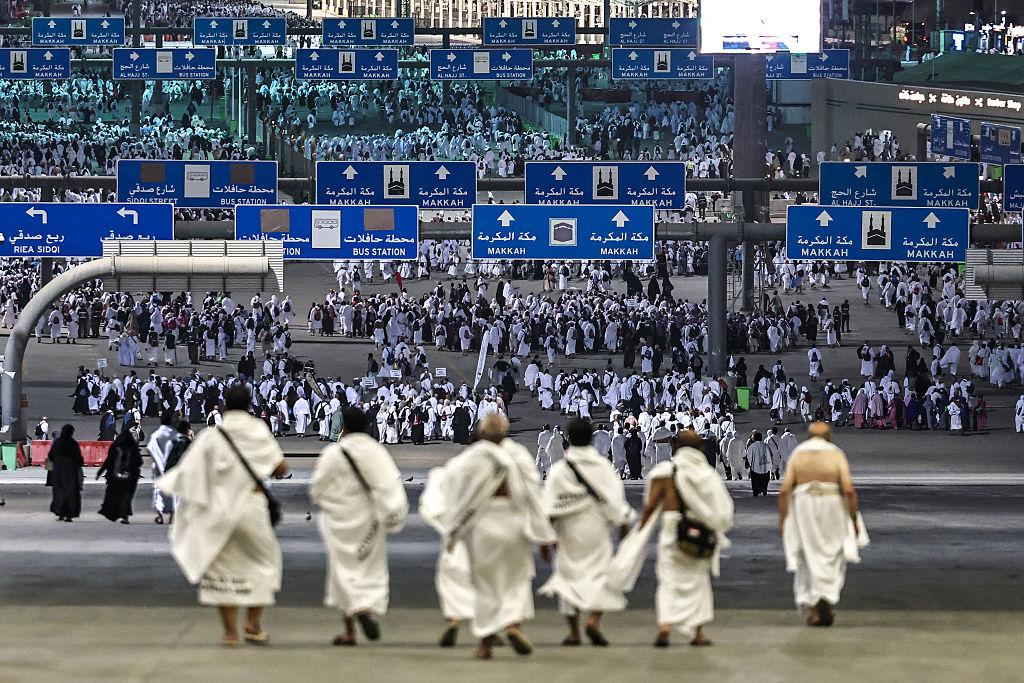 Saudi pilgrims
