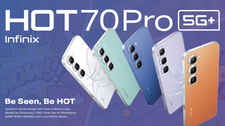 Infinix HOT 70 Pro Officially Available in Nigeria: Active Matrix Cube, AI Features, 5G and IP68 Water Resistance