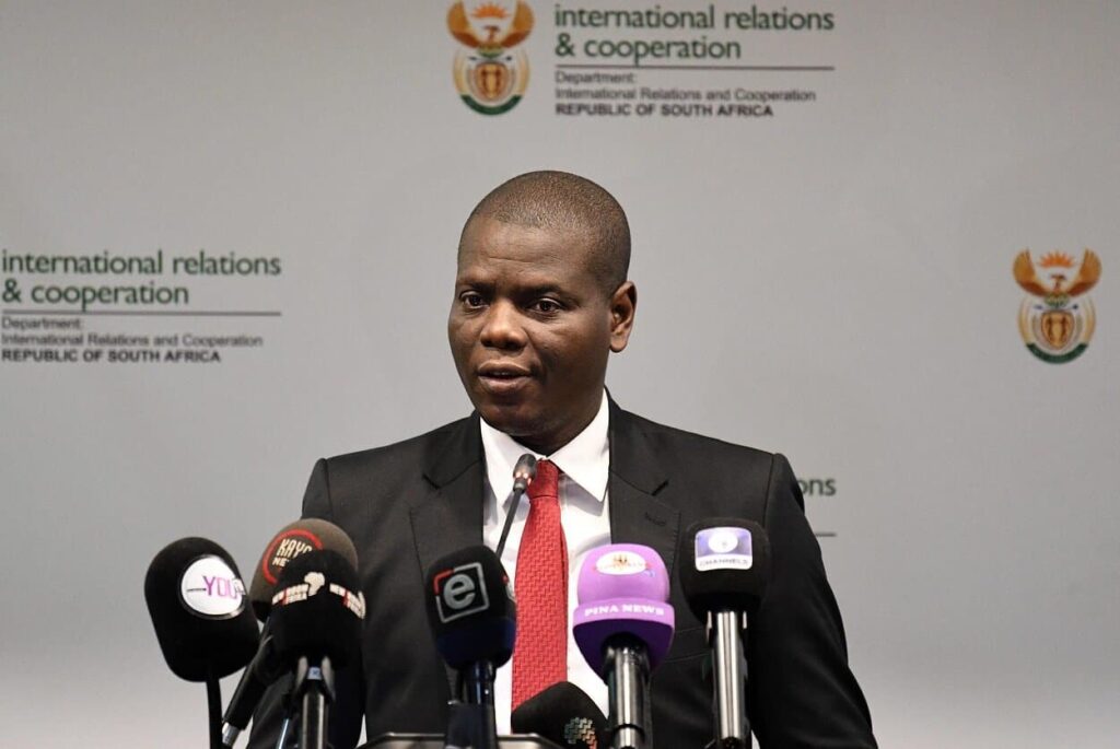 South African envoy Ronald Lamola