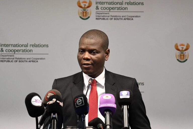 South African envoy Ronald Lamola