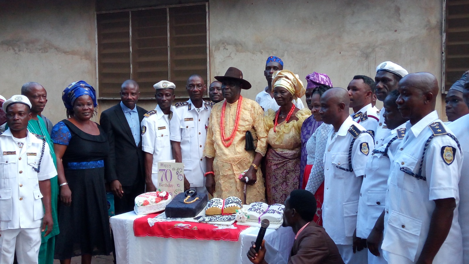 The Diamond couple celebrating their long marital relationship