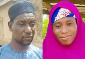 The murdered woman and her husband