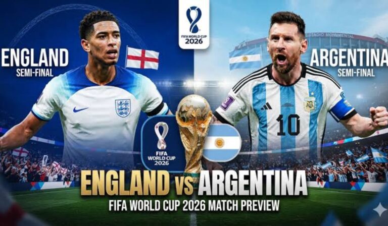 England vs Argentina