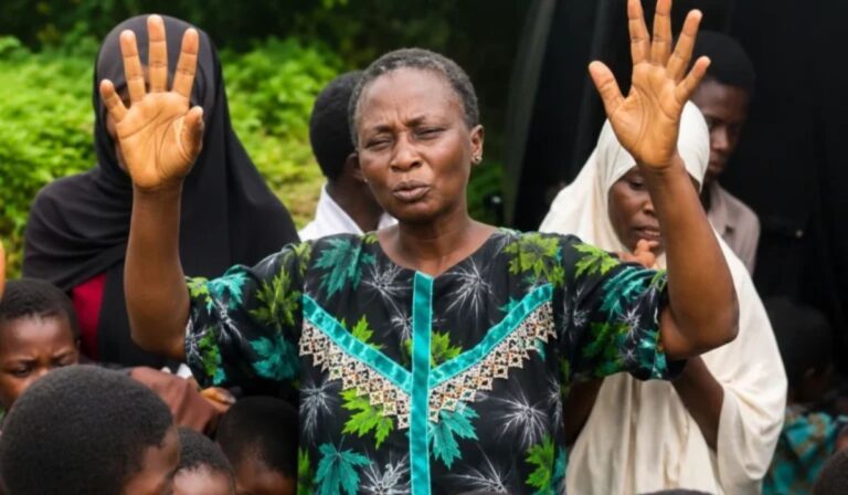 Rescued Oyo principal and schoolchildren