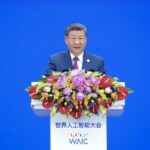 Chinese President Xi Jinping, at the opening ceremony of the 2026 World Artificial Intelligence Conference and High-Level Meeting on Global AI Governance in Shanghai, China.