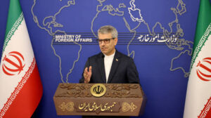 Iran’s Foreign Ministry spokesperson Esmaeil Baghaei