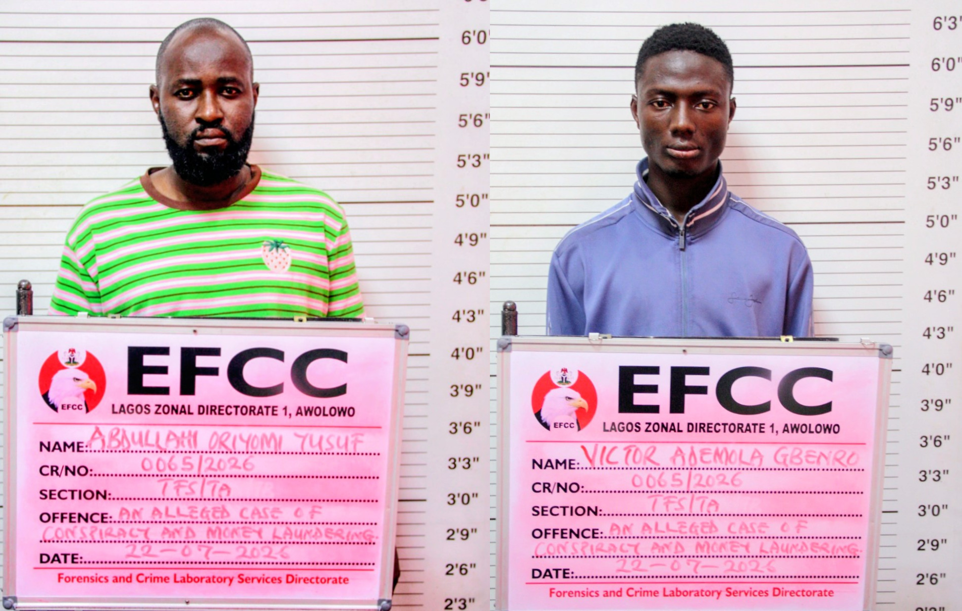 Four plead guilty as EFCC arraigns suspects over alleged $5.3m money laundering