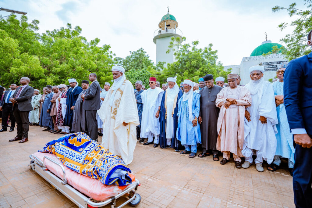 Shettima leads mourners at burial of ex-finance minister Alhaji, says FG will immortalise him