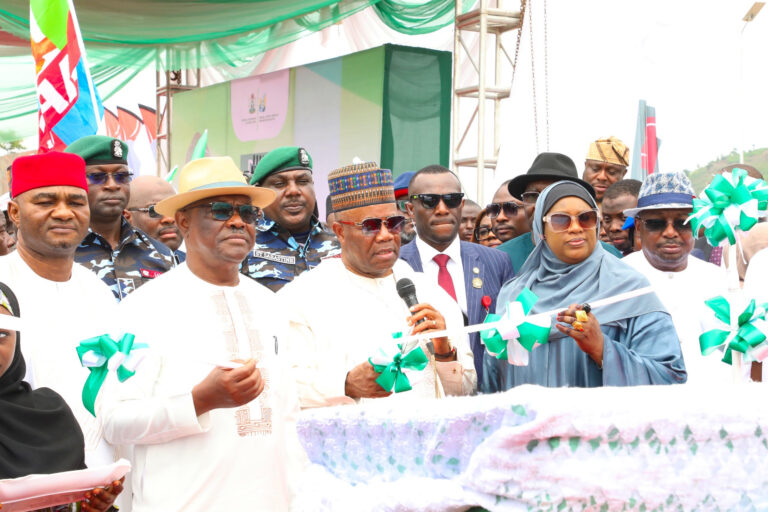 Tinubu hails Wike’s deadline discipline as he commissions road to Renewed Hope City, Karsana