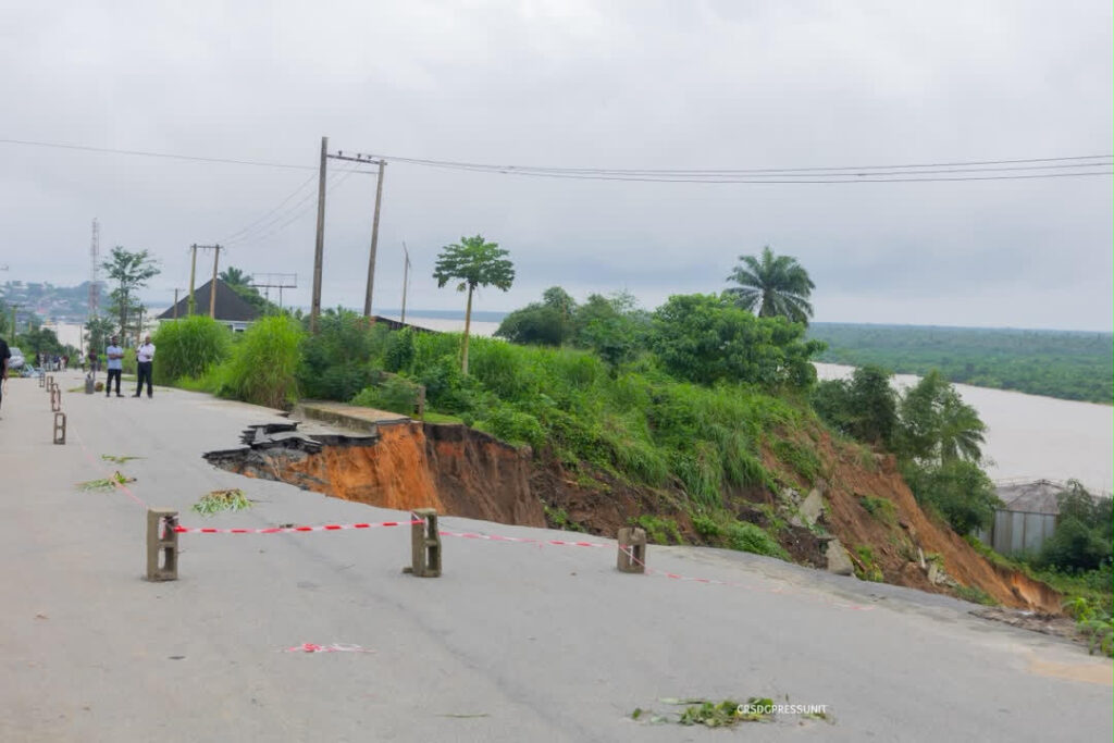 Cross River: Naval base, federal facilities at risk as landslide threatens to cut off Anansa Road
