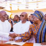 Sanwo-Olu, Aiyedatiwa and other dignitaries paid tribute to former Ondo commissioner Celestial Odunmbaku at her funeral in Lagos.