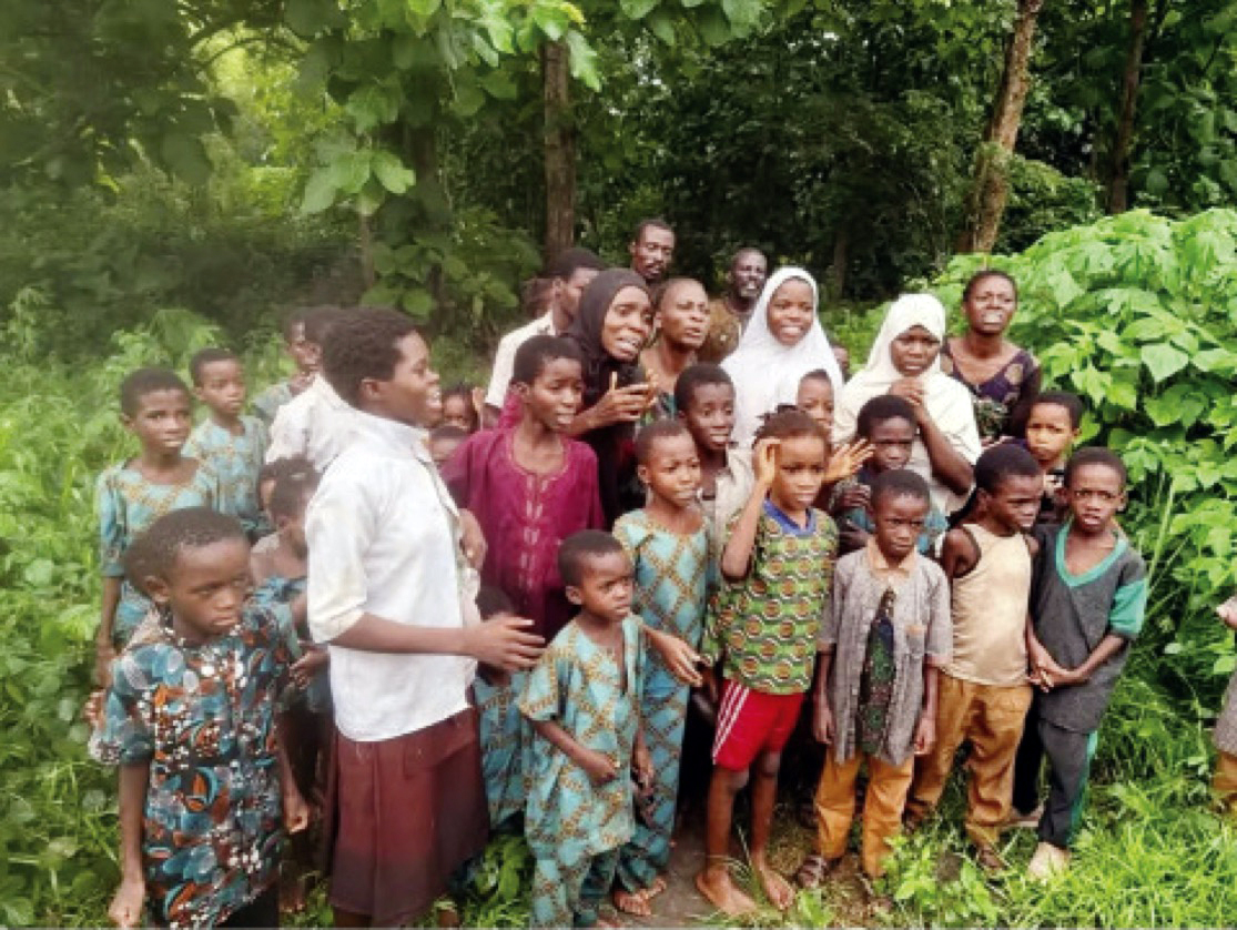 • The abducted Oyo school children after there release