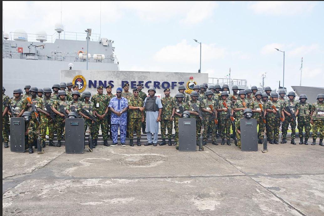 Lagos Security Trust Fund donates bulletproof vests, helmets to Navy