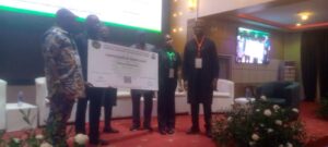 Executive Secretary of NCDMB Engr Felix Ogbe represented by Emmanuel Yusuf during unveiling of digital portals in Uyo