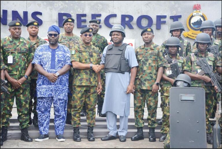 Lagos Security Trust Fund donates bulletproof vests, helmets to Navy
