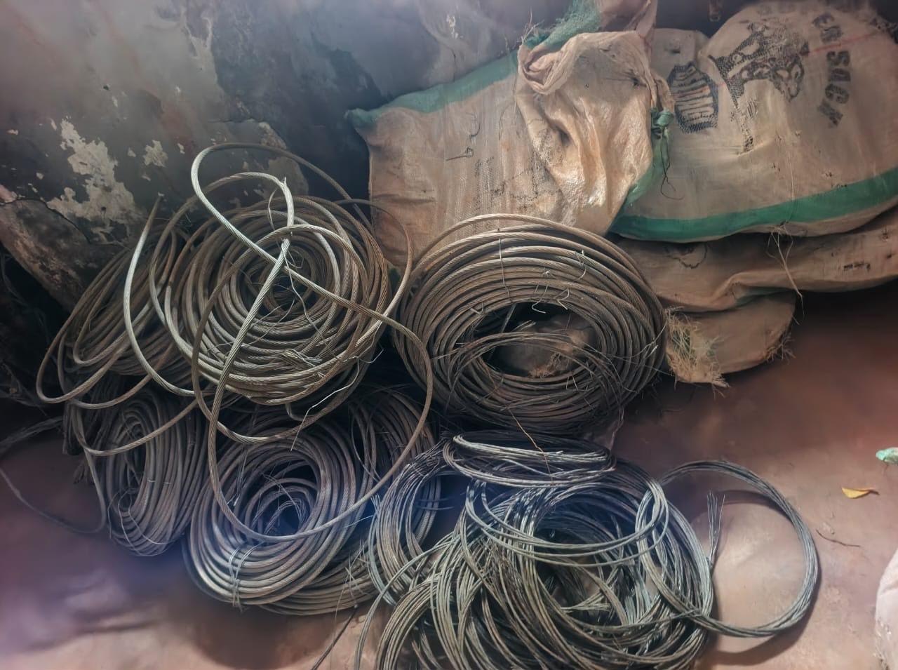 Kebbi police recover large quantity of stolen electricity cables in Bunza
