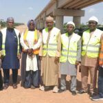 The Permanent Secretary of the Ministry of Transportation, Engr. Funso Adebiyi, with other stakeholders