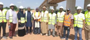 The Permanent Secretary of the Ministry of Transportation, Engr. Funso Adebiyi, with other stakeholders