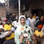 Minister Musawa during the condolence visit in Kaduna
