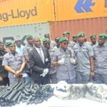 Customs intercepts 204 illegal pump-action rifles at Tin Can Port