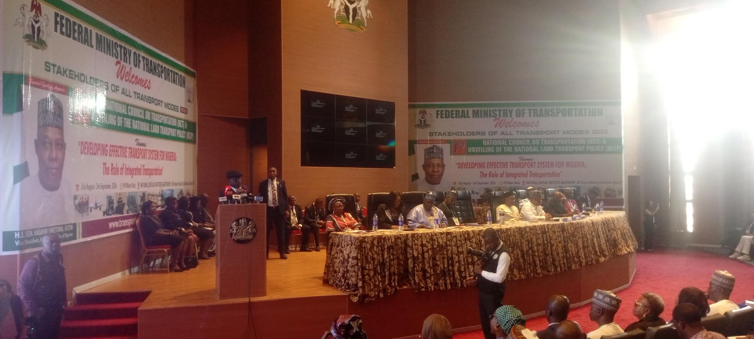 VP Shettima to unveil land transport policy as 19th NCT kickstarts in Abuja