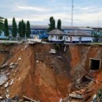 The landslide at Anansa in Obutong Community, Calabar, Cross River State