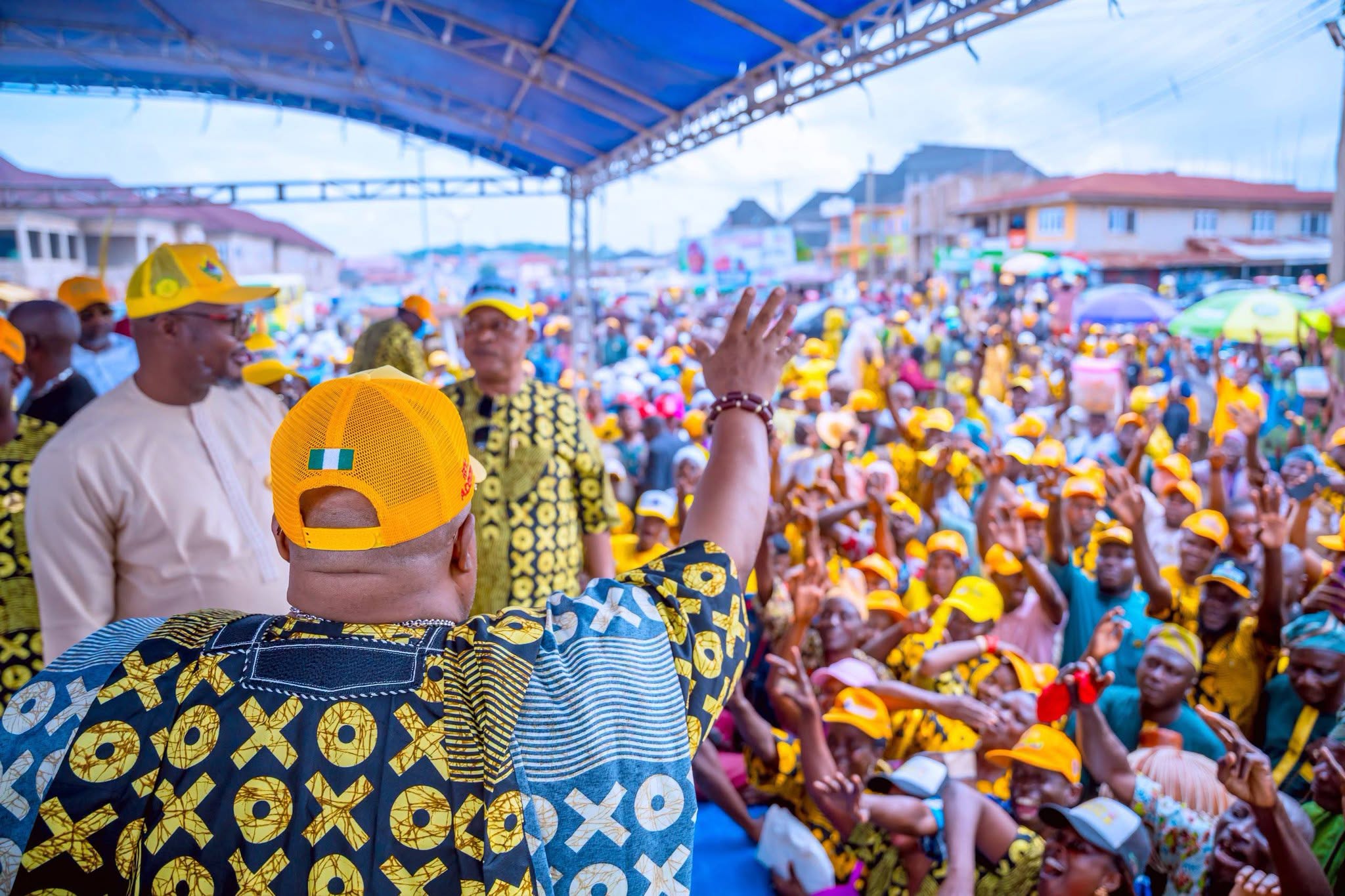 Osun: Adeleke commissions Oke-Fia flyover, rallies voters for August 15 poll