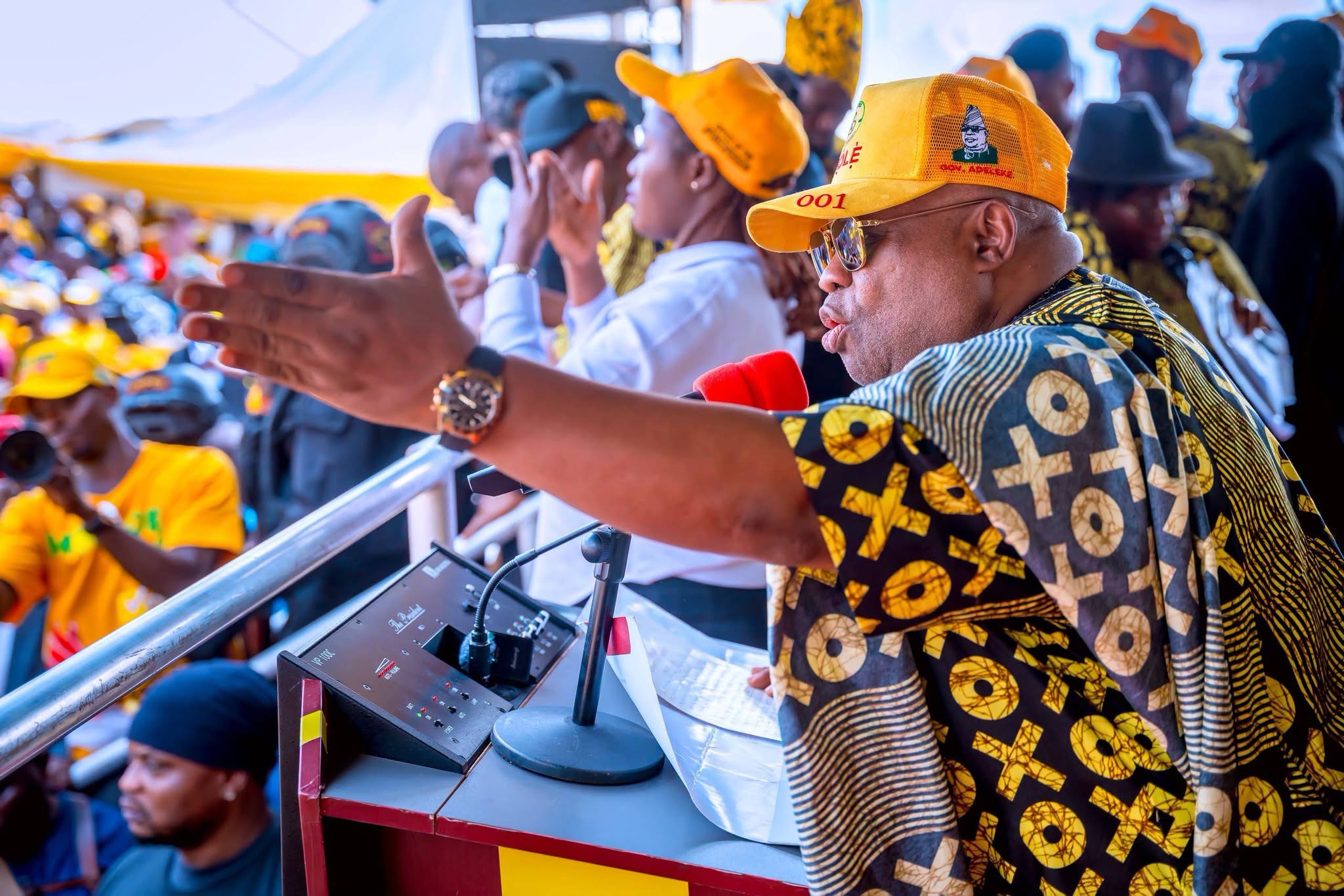 Osun: Adeleke commissions Oke-Fia flyover, rallies voters for August 15 poll
