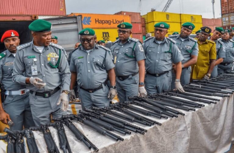 Lagos: Customs arrests importer, clearing agent over importation of 399 rifles