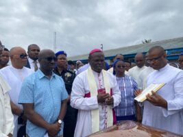 Okpebholo joins dignitaries to receive remains of late Archbishop Akubeze