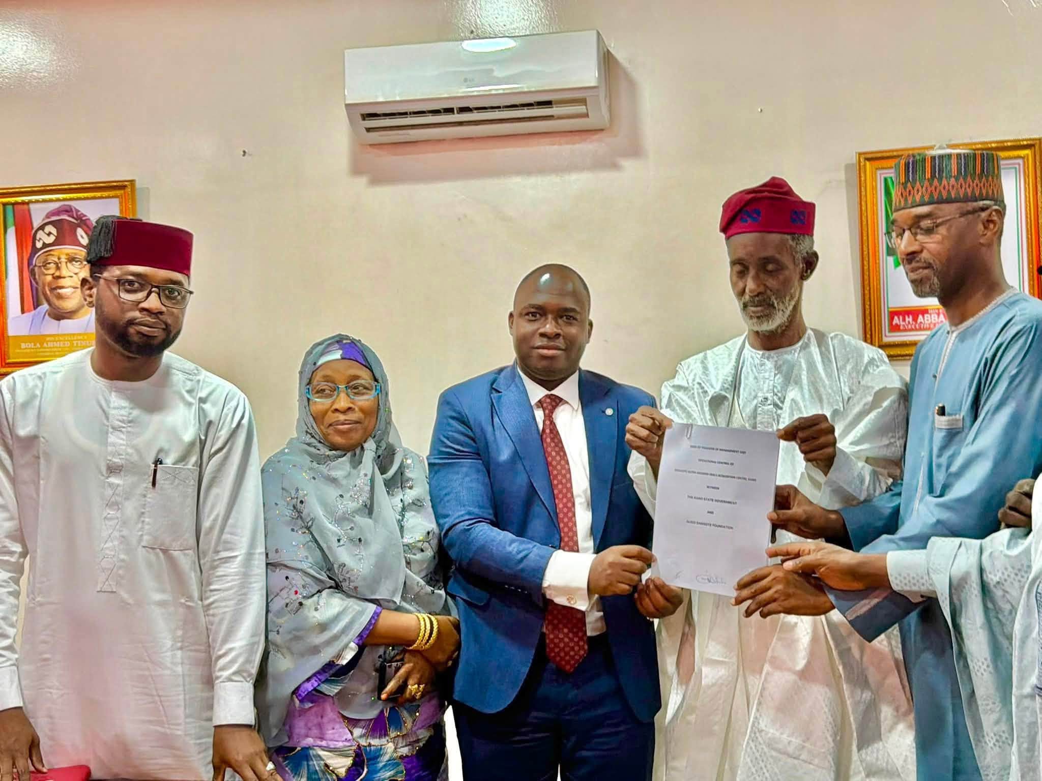 Kano Government, Dangote Foundation sign MoU