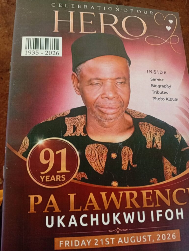 Pa Lawrence Ukachukwu Ifoh