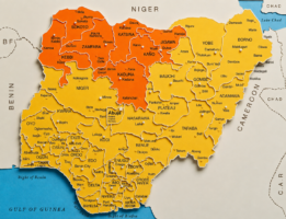 North West region map