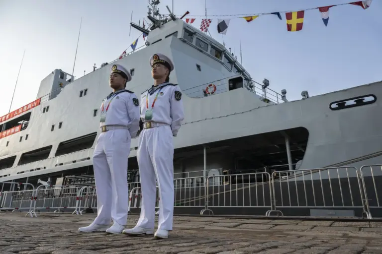 Chinese warship and navy