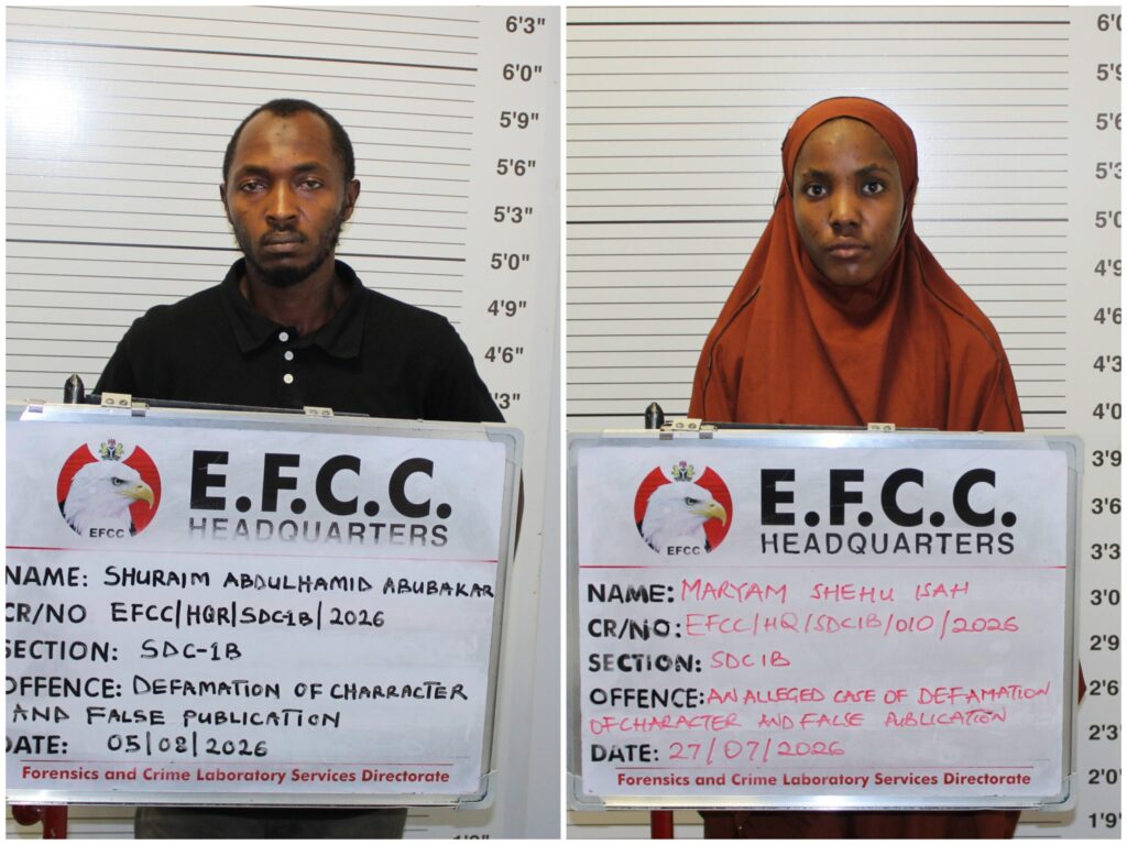 EFCC withdraws charges against Maryam, Abubakar
