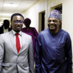 Executive Secretary of TETFund, Sonny Echono, and Gambian Minister of Higher Education, Research, Science and Technology, Prof. Pierre Gomez