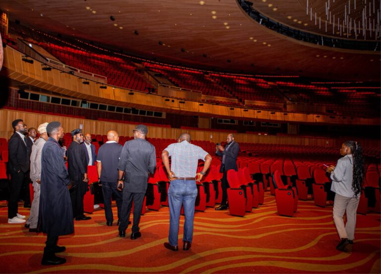 2026 CAF Awards insepction team in Lagos on Monday