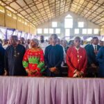 Former President, Dr. Goodluck Jonathan at Keturah Koweletam Ominabo’s burial