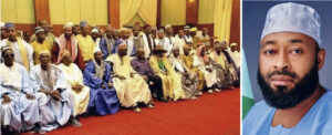 Fulani elders at the meeting with Gov. Bago