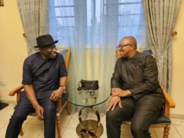 Goodluck Jonathan and Peter Obi
