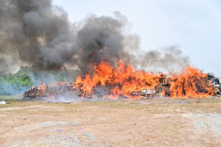Lagos: NDLEA destroys N301bn worth of cocaine, heroin, opioids