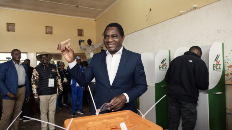 Hakainde Hichilema wins re-election as Zambia president