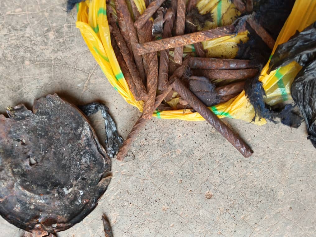 Zamfara: Police dispose of locally fabricated IED planted by criminals along Kaura Namoda-Moriki road